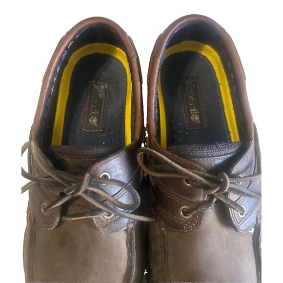 Timberland  2-Eye Boat Shoes Mens 11M Brown Leather Lace-Up Classic 71054